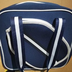 Navy travel bag